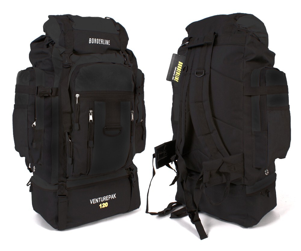 New 120L Large Hiking Camping Rucksack Backpack Travel Luggage Festival Bag Case
