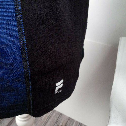 Boys Fila Sport Pull Over Half Zip Youth Small Blue & Black Live In Motion Shirt - 第 7/12 張圖片