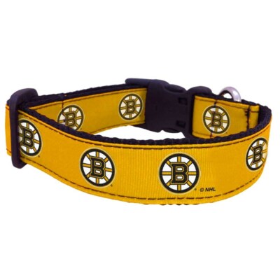 All Star Dogs Boston Bruins Pet Collar, Medium (893613101017)