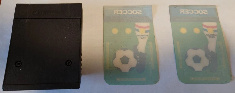 NASL Soccer Intellivison Video Game Tested 1979 + 2 Overlays - Image 2 of 2