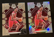 2022-23 Panini Mosaic Silver Prizm & Base #247 Isaiah Mobley Rookie RC Cavaliers