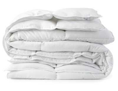 Light Warmth Down Alternative Comforter White Summer Duvet Insert