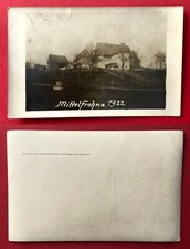 Foto AK MITTELFROHNA bei Zwickau 1922 Rittergut ? ( 96271