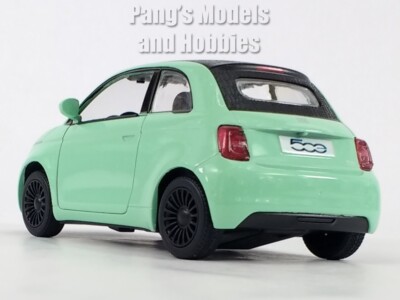 Fiat 500C ミニカー 2020 New Fiat 500e 500 1/28 Scale Diecast Model by Kinsmart