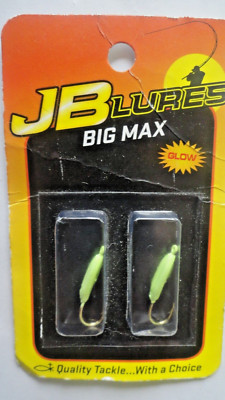 JB Lures Big Max Teardrop Jig (Neon Yellow)