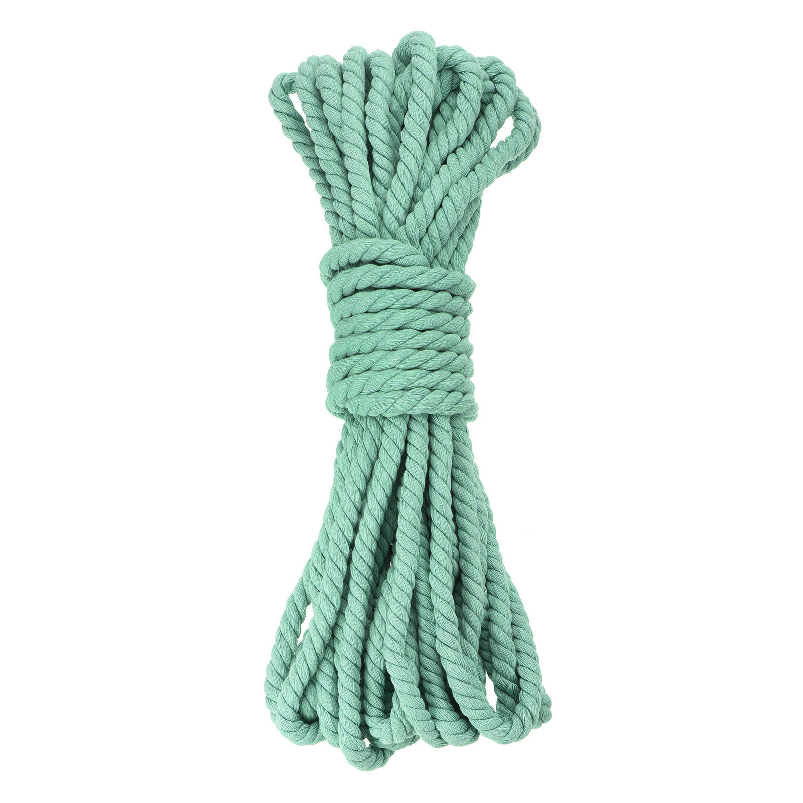 0.5 Inch 50 Feet Macrame Cord, Cotton Cord Rope String - Mint Green