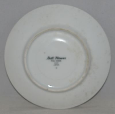 Fine China of Japan BELL FLOWER #2999 Wht Flowers Green Scrolls