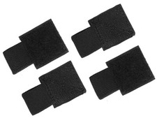Taktische Klett Halterungen mit Spannband Schwarz Paintball Jagd Tactical