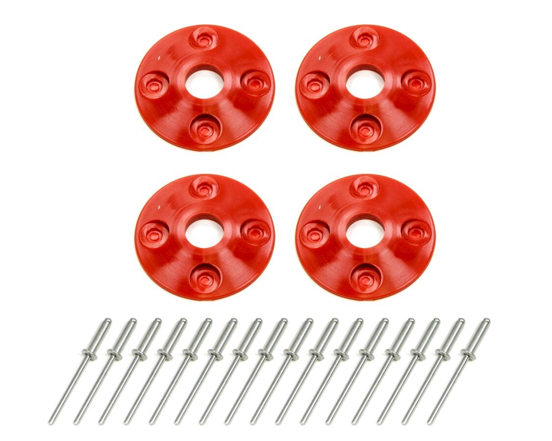 Dominator Scuff Plate Red (4pk) Dominator Scuff Plate Red (4pk)