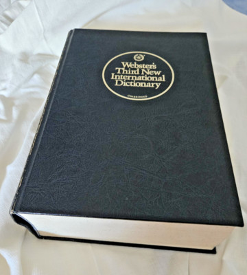 Webster's Third New International Dictionary by Philip Babcock Gove (1986)