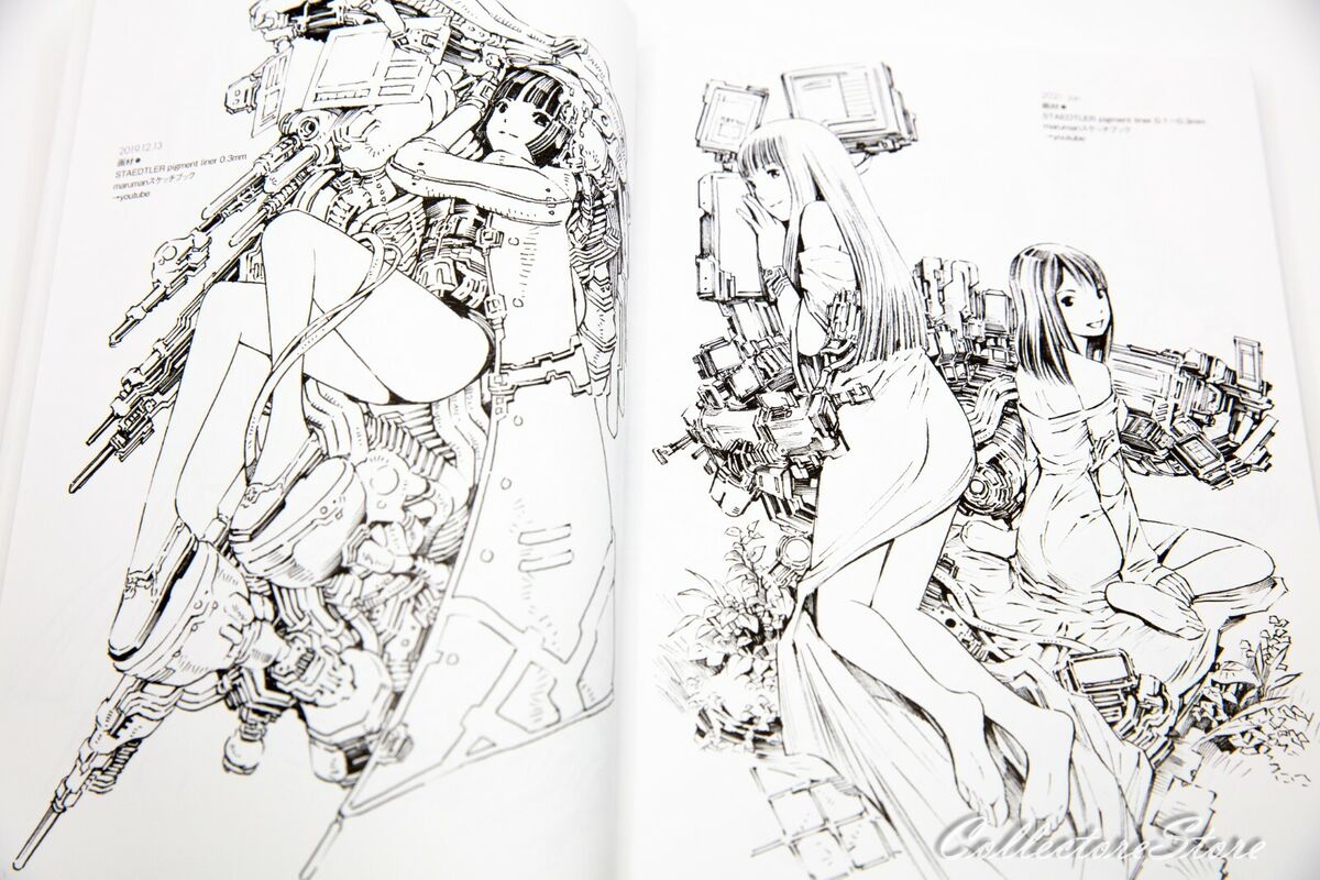 Akihito Yoshitomi Character Sketches 10 Years Art Works Book Ray Blue Drop  Express Shipping -  Israel