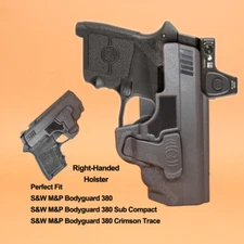 M&P Bodyguard 380 Holster For Smith & Wesson M&P Bodyguard 380 with Belt Loop