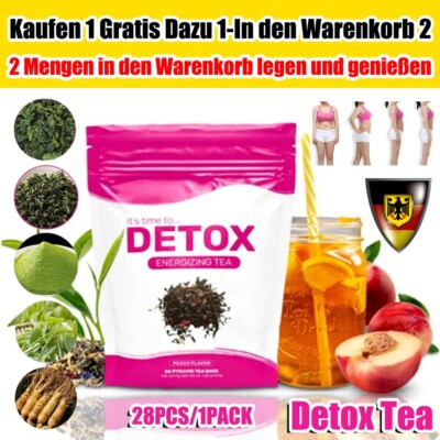 Lulutox Detox Tee Gewichtsverlust Tee Abnehmen Diät Teebeutel Fettverbrennung