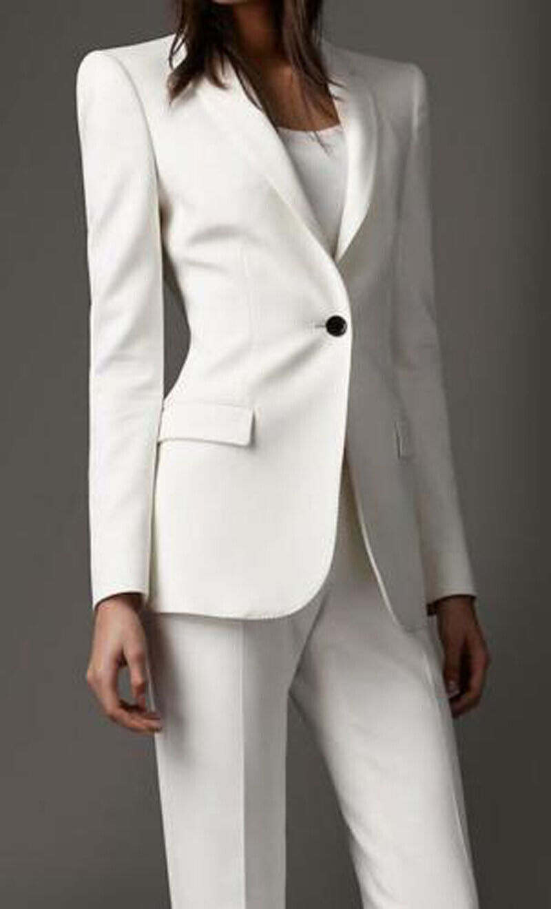 white dress suit womens