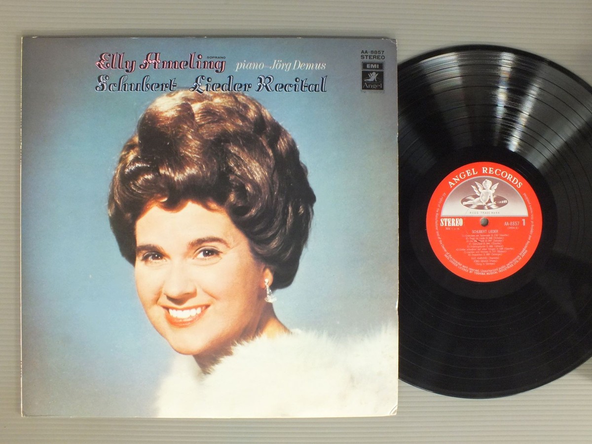 クラシック Elly Ameling SCHUBERT Lider ELLY AMELING-DEMUS/SCHUBERT-LIEDER RECITAL JPN AA8857 | eBay UK