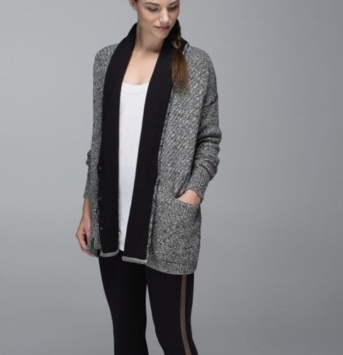 lululemon post practice cardigan