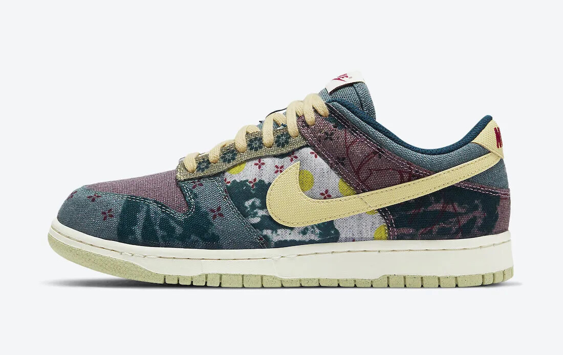 スニーカー NIKE Dunk Low Community Garden 31cm us13 Nike Dunk Low Community Garden Multi-Color CZ9747-900 Men's Size