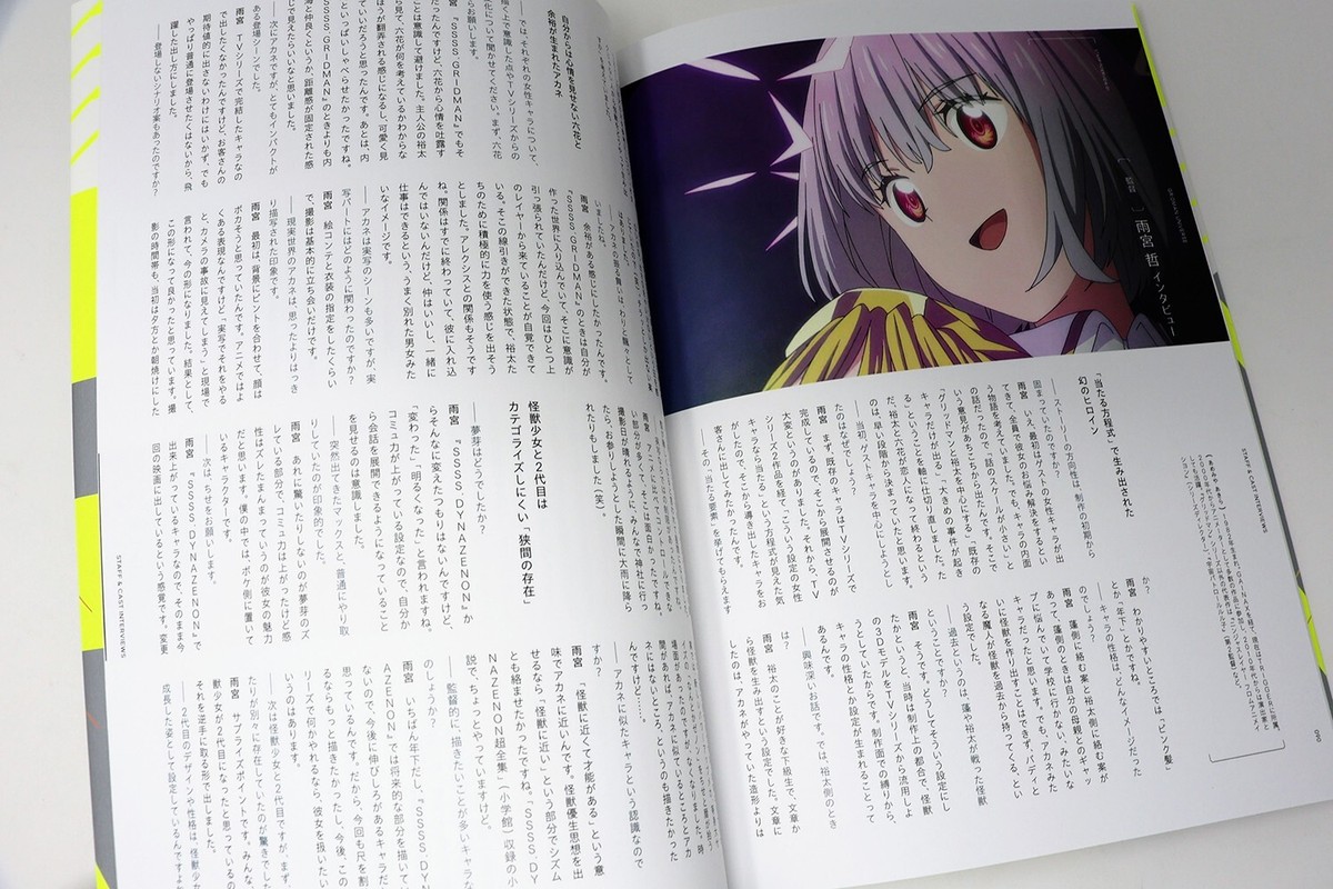 Gridman Universe Heroine Archive Art Book Anime SSSS Dynazenon | eBay