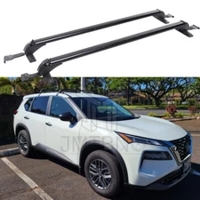 For Nissan Rogue 2008-2023 Top Roof Rack Cross Bar Luggage Carrier Bar w/ Lock