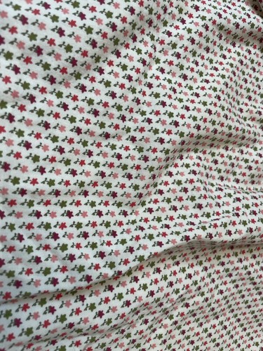 Baby Gap Girl Toddler Shirt 12-18 months ditsy Floral cream pink maroon green - Picture 6 of 9