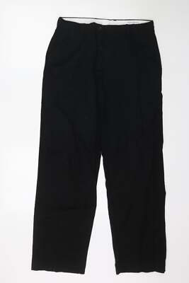 Kustom Kit Damen Hose schwarz Baumwollmischung Größe L L30 in