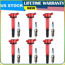 6X Ignition Coil & 6X Spark Plugs For Mercury Ford Escape Fusion 3.0L V6 UF486
