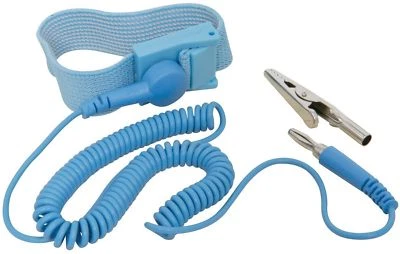 NEW BLUE Anti Static Antistatic ESD Adjustable Wrist Strap Band US SELLER