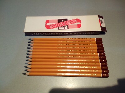 12 VINTAGE  PENCILS KOH I NOOR HARDTMUTH--7B-- in ORIGINAL BOX-NEW--RARE