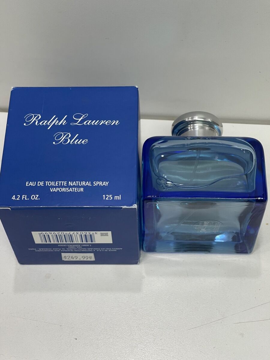 Ralph Lauren Blue Women Perfume EDT Spray 4.2 oz / 125 ml NIOB as Pic