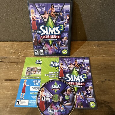 Sims 3 Late Night Windows Mac 2010 PC Game Expansion Pack Installation ...
