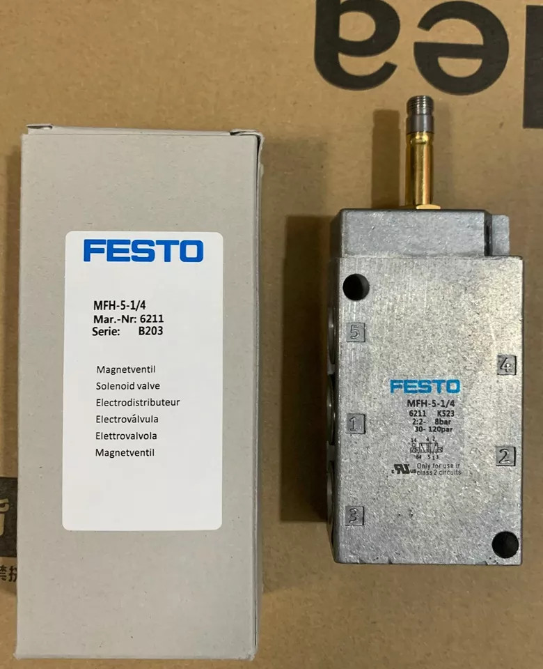Festo MFH-5-1/4 6211 Solenoid Valve New One Free Shipping MFH51/4