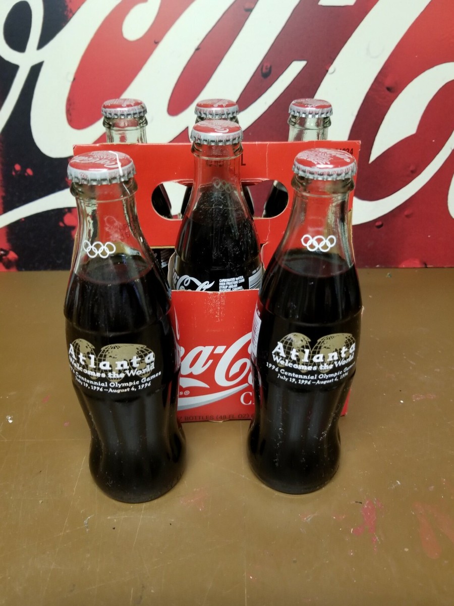 COKE - COLA Collectibles 1996 OLYMPIC Six Pack Full Bottles | eBay