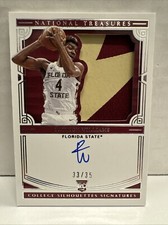 2020 NATIONAL TREASURES COLLEGIATE PATRICK WILLIAMS PATCH AUTO 33/35 FLORIDA ST.
