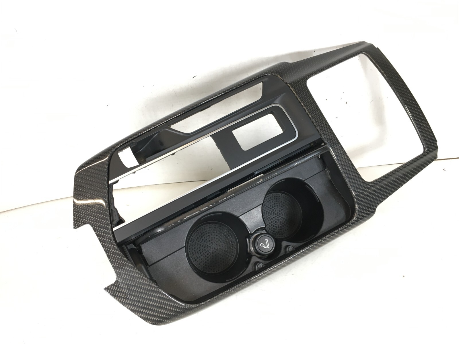 17-20 Maserati Levante Center Console Dash Door Carbon Bezel M161 OEM