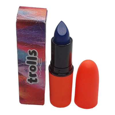 MAC Trolls Matte Lipstick Midnight Troll 3 g 0.1 oz In Box New