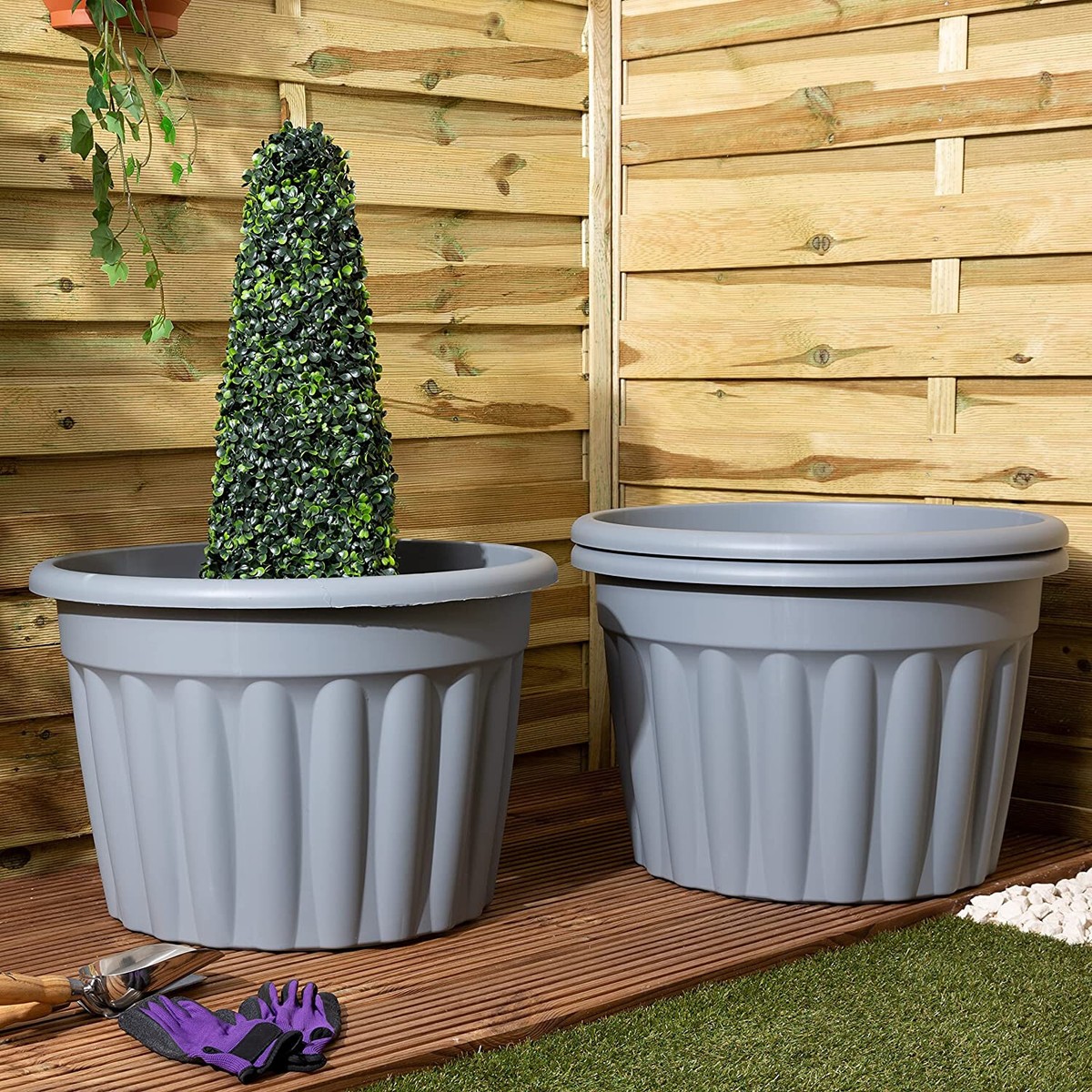 Pvc Extra Large Outdoor Planters Plastic Pots For Trees Extra Large