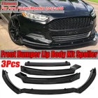 Front Lip Splitter Spoiler For Ford Fusion 2013-2016
