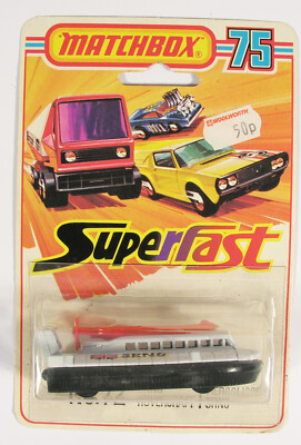 MATCHBOX SRN6 HOVERCRAFT No 72 MINT ON SEALED CARD SUPERFAST WOOLWORTHS BLW