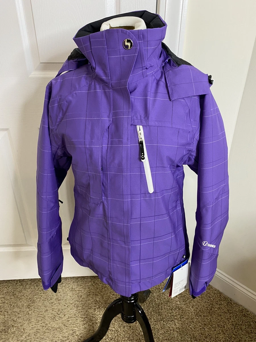 Women s Sunice Naquita Waterproof Breathable Ski Jacket Size 4P