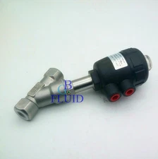 2" DN50 BSP SS304 Single Acting Air Actuated Angle Seat Valve Normally Open