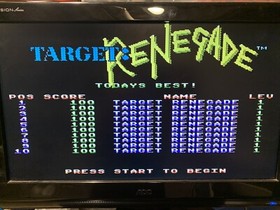 TARGET: RENEGADE (Nintendo NES, 1990) Cartridge Only - Tested!