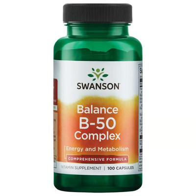 Balance Vitamin B-50-Komplex 100 Kapseln Swanson Health Products