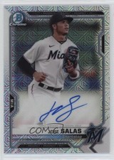 2021 Bowman Chrome Mega Box Chrome Mojo Auto Jose Salas #BCMA-JS Auto 0q3
