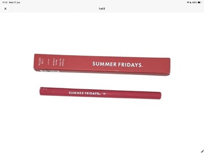 Summer Fridays gerötete Lippenfärbung 12 Stunden langanhaltende Lippenfärbung Rosette