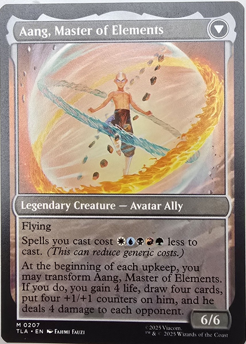 MTG Avatar Aang Commander Deck –MASTER ALL 4 ELEMENTS EDH Custom Build 🔥🌊  🌪🪨