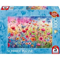 Schmidt Spiele Puzzle - Mohnblumenwiese, 1.000 Teile Puzzle