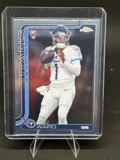 2025 Topps Chrome Cam Ward Rookie #314 Tennessee Titans Football Card