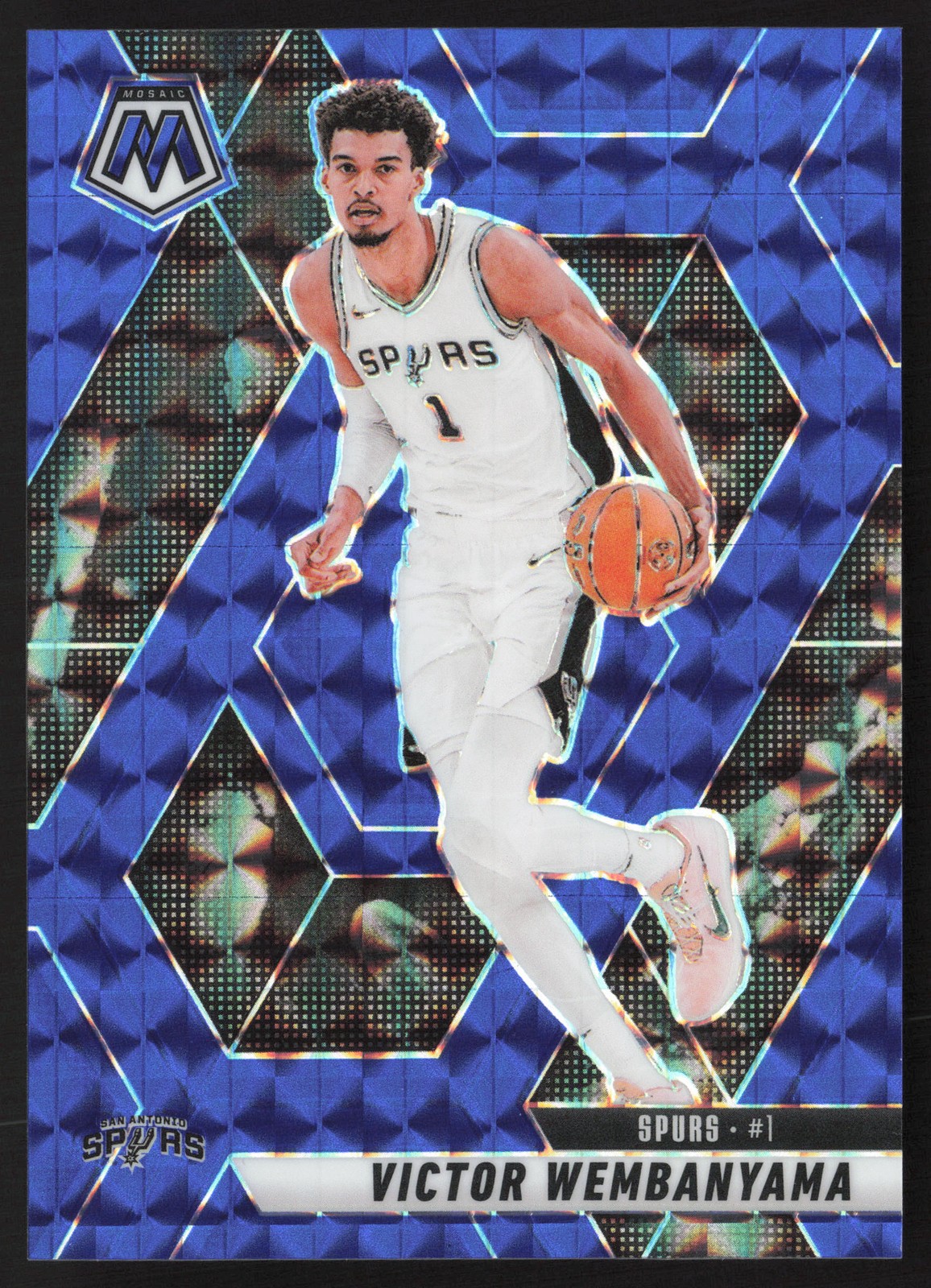 Victor Wembanyama 2024 Mosaic #31 Blue /199 Price Guide - Sports