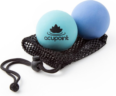 Massage Therapy Ball Set of 2 - Myofascial Release, Trigger Point & Deep Tissue 