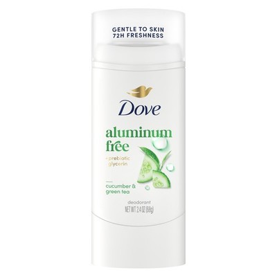 Dove Deodorant Stick Cucumber & Green Tea for 72 2.4 Ounce (Pack of 1), 